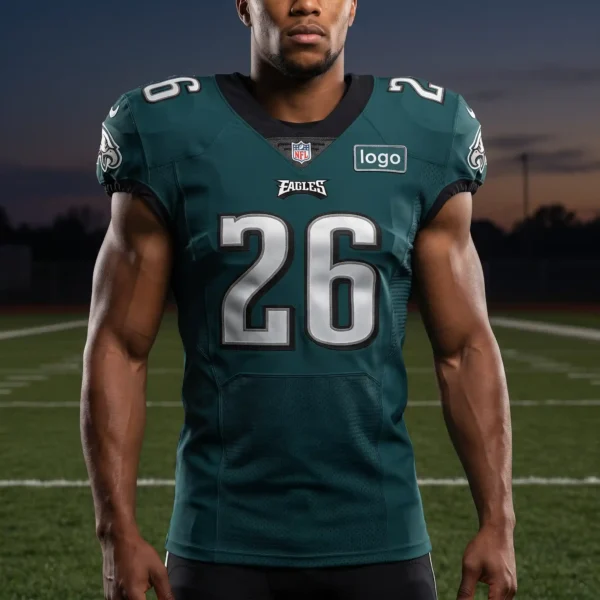 Custom #26 Barkley Style Philadelphia Football Jersey - Personalized Stitched Gear