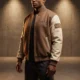 Custom Mocha Mousse Varsity Jacket - 2025 Color Trend