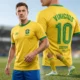 Personalized Brazil Soccer Jersey 2026 - Retro Reprint & National Colors Personalized Brazil Soccer Jersey 2026 - Retro Reprint & National Colors