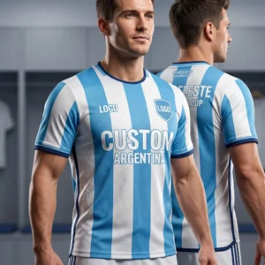 Custom Argentina 2026 World Cup Jersey - Albiceleste Striped Fan Gear Custom Argentina 2026 World Cup Jersey - Albiceleste Striped Fan Gear