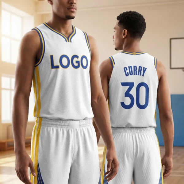 Steph Curry Inspired Custom Warriors Basketball Jersey