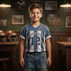 13 Custom Kids Gameday Football Jersey - Personalized Youth Sports Uniforms