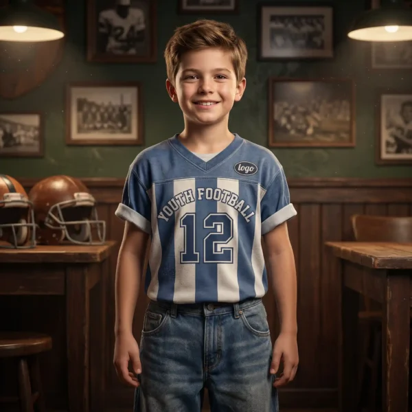 Custom Kids Gameday Football Jersey - Personalized Youth Sports Uniforms