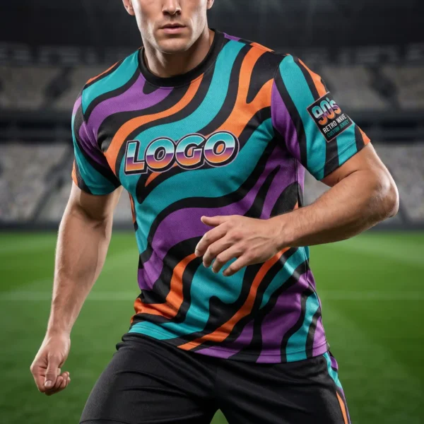 90s Retro Wave Custom Jersey - 1994 World Cup Inspired Patterns