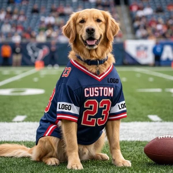 14 Custom Pet Football Jersey - NFL Style Apparel for Dogs and Cats