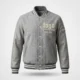 14 Heather Grey Custom Varsity Jacket - Timeless Neutral