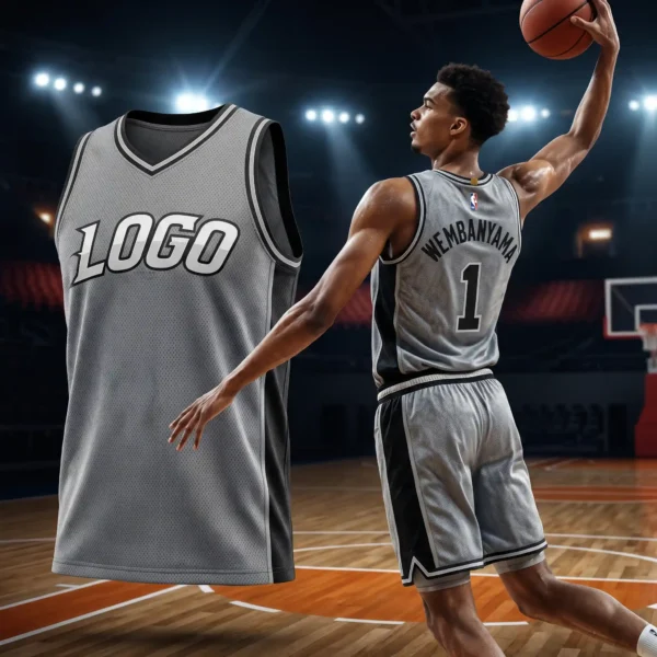 Victor Wembanyama Style Custom San Antonio Basketball Jersey