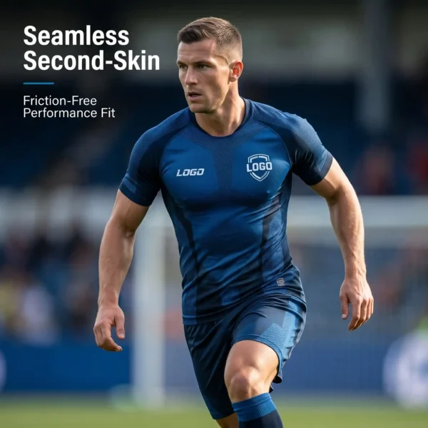 Seamless Second-Skin Soccer Jersey - Friction-Free Performance Fit