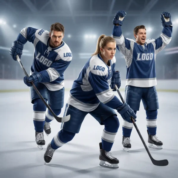 16 Lightweight Performance Hockey Jerseys - Advanced Mesh Fabric