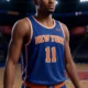 16 Jalen Brunson Inspired Custom Knicks Blue Statement Jersey