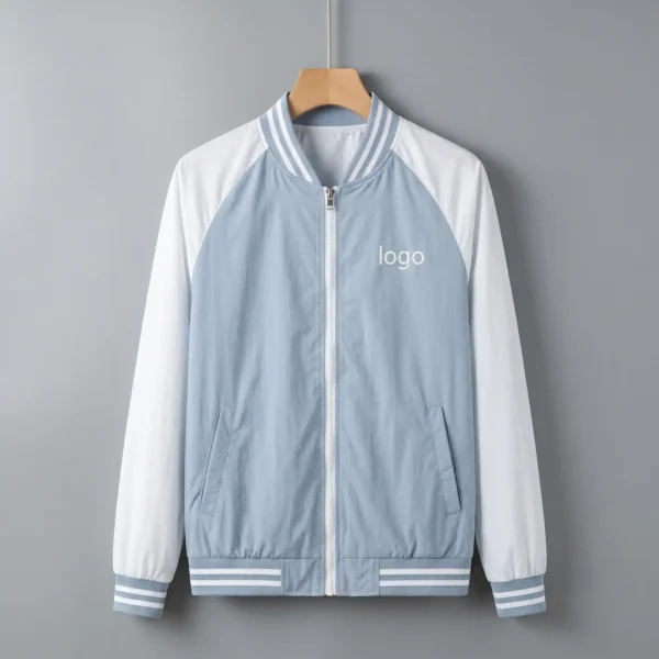 Lightweight Custom Windbreaker Baseball Jacket - Casual