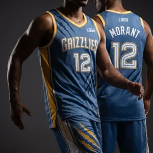 18 Ja Morant Style Custom Grizzlies Basketball Jersey - 12 Edition