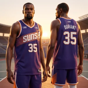 22 Kevin Durant Style Custom Phoenix Suns Basketball Jersey