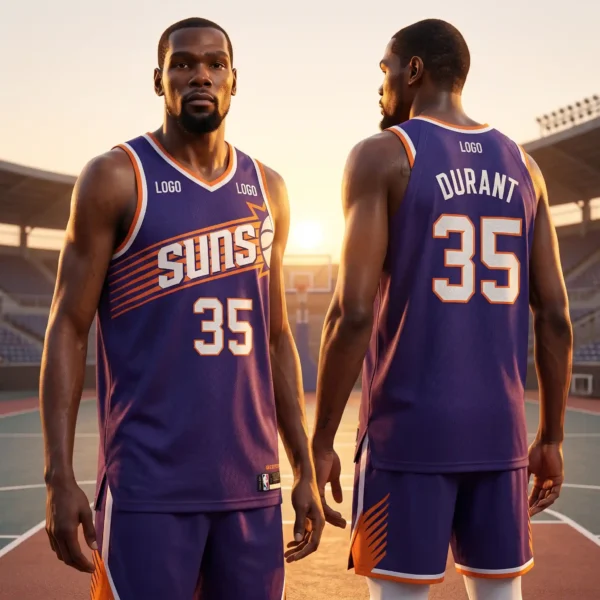 22 Kevin Durant Style Custom Phoenix Suns Basketball Jersey