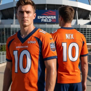22 Bo Nix #10 Style Custom Jersey - Mile High Hope Fan Apparel