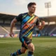Asymmetric Diagonal Stripe Soccer Kit - Dynamic Visual Energy