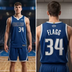 25 Cooper Flagg Inspired Custom Dallas Mavericks Style Jersey