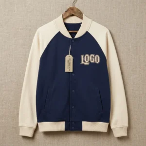 25 Custom 100% Cotton Baseball Jacket - Breathable Fit