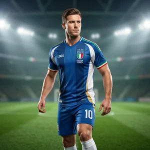 Italian Style Slim-Fit Custom Jersey - Fashion-Forward Soccer Wear