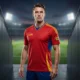 Custom Spain Style Soccer Jersey - Vibrant La Roja Fan Gear Custom Spain Style Soccer Jersey - Vibrant La Roja Fan Gear