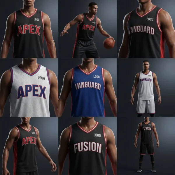 Personalized Men's Basketball Team Jerseys - High Performance Mesh
