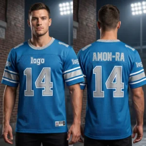 30 Custom Amon-Ra #14 Style Jersey - Detroit Sun God Fan Apparel