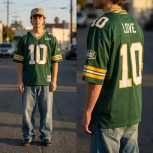 33 Jordan Love #10 Style Custom Jersey - Green Bay Legacy Apparel