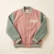 Custom Dusty Shades Varsity Jacket - Soft Aesthetic Look