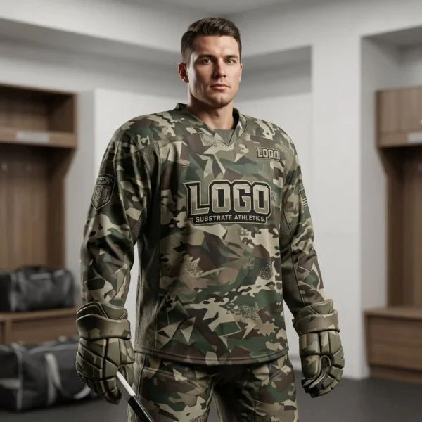 Custom Camo Hockey Jerseys - Tactical Sublimated Patterns