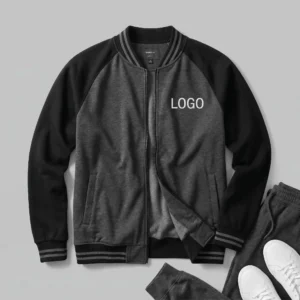 36 Custom Athleisure Zip-Up Baseball Jacket - Comfy Fit