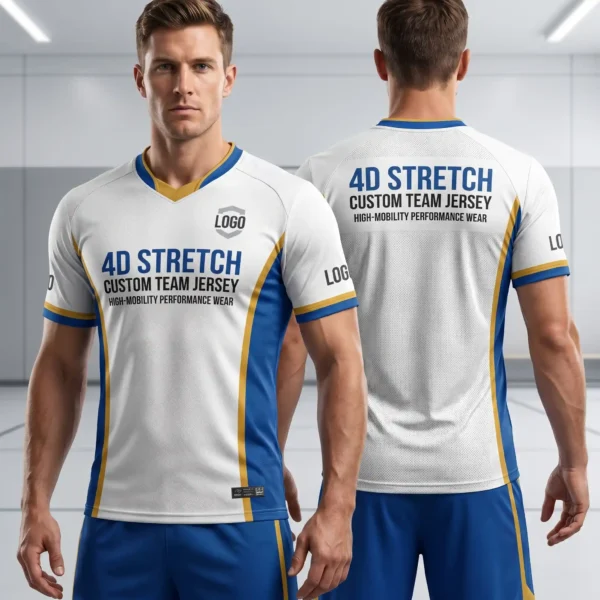 4D Stretch Custom Team Jersey - High-Mobility Performance Wear
