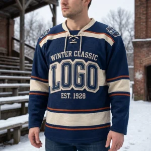 Winter Classic Custom Hockey Sweaters - Authentic Felt Crests