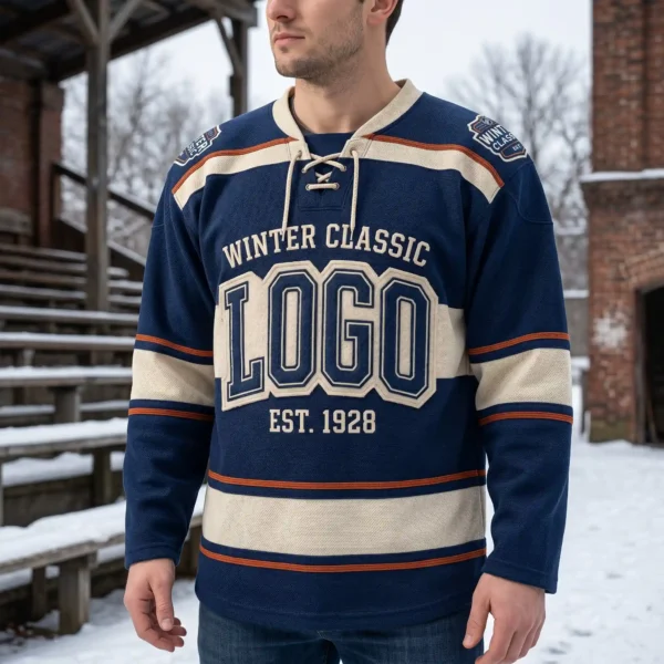 38 Winter Classic Custom Hockey Sweaters - Authentic Felt Crests