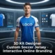 3D Kit Designer Custom Soccer Jersey - Interactive Online Branding
