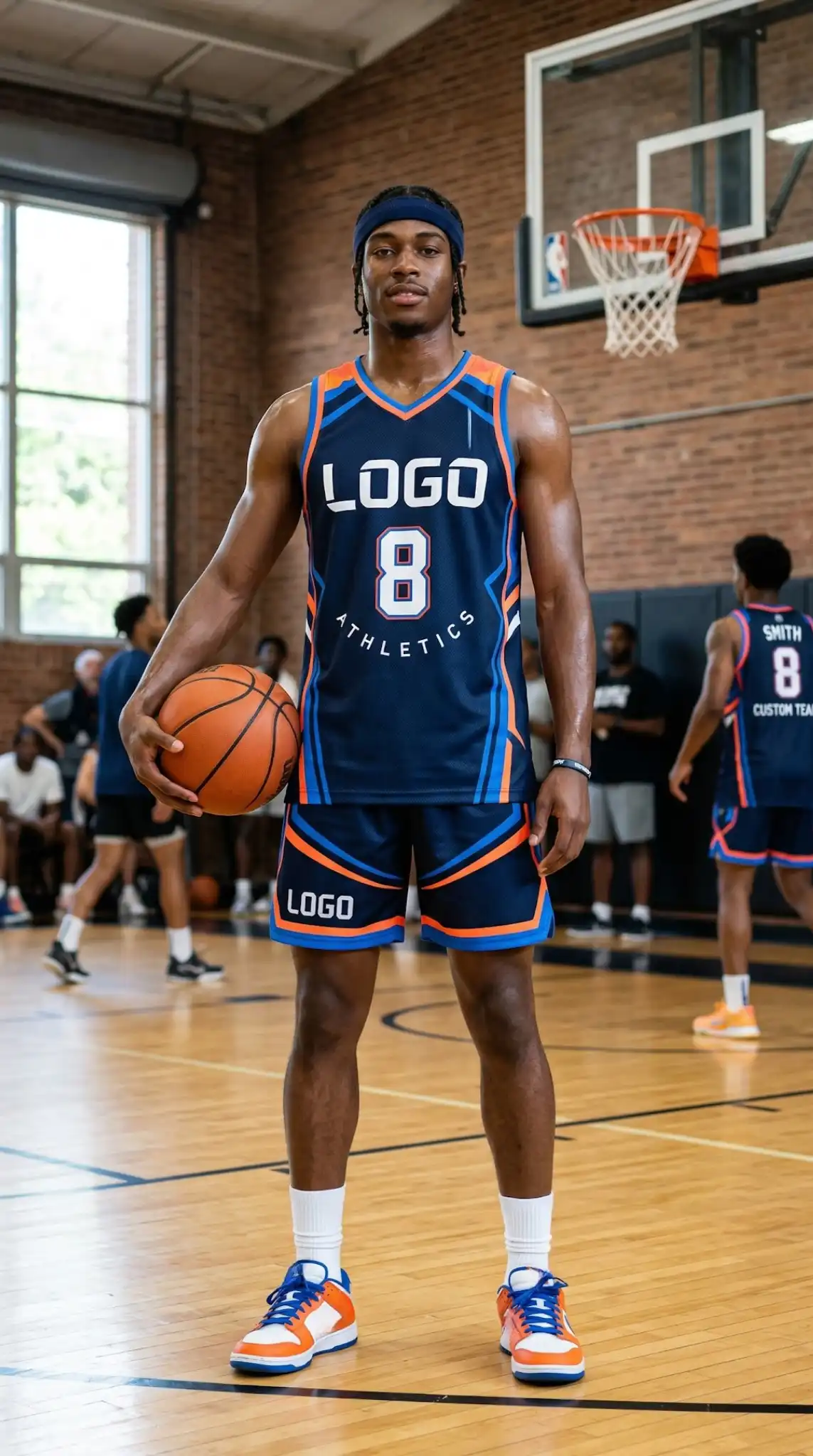 Custom basketball uniforms for teams, designed and produced by professional sportswear factory