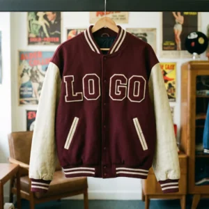 Custom Vintage Oversized Varsity Jacket - 90s Throwback