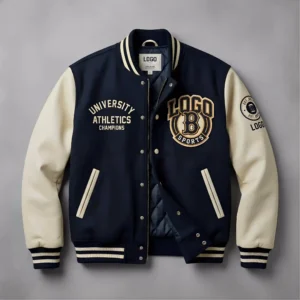 Custom Heavyweight Wool Varsity Jacket for Winter Warmth