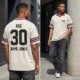 43 Personalized Football Birthday Jersey - Custom Age and Name Gift