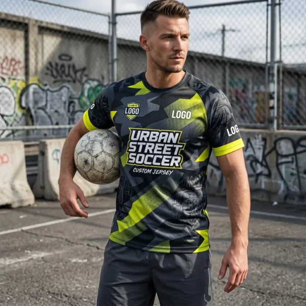 Urban Street Soccer Custom Jersey - Streetwear Inspired Design Urban Street Soccer Custom Jersey - Streetwear Inspired Design