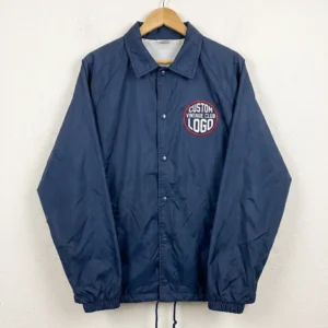 Custom Vintage Nylon Coach Jacket - Lightweight Retro