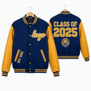 Custom Graduation Varsity Jacket - Class of 2025 Design