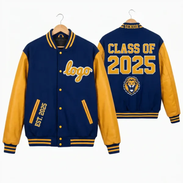 Custom Graduation Varsity Jacket - Class of 2025 Design