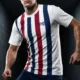 Classic Vertical Stripe Soccer Jersey - Traditional Team Identity