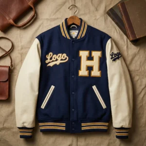 Custom Large Initial Varsity Jacket - Heritage Letterman