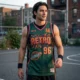 Personalized Old School Mesh Basketball Jersey - Retro Fit