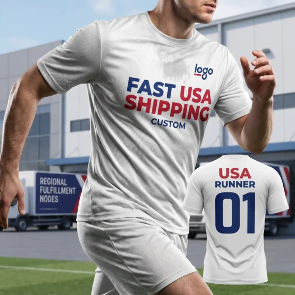 Fast USA Shipping Custom Soccer Jersey - Regional Fulfillment Nodes Fast USA Shipping Custom Soccer Jersey - Regional Fulfillment Nodes