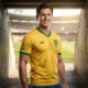 Custom 1970 Retro Brazil Jersey - Personalized World Cup Heritage