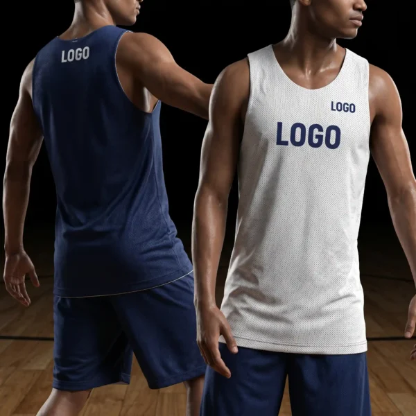 Personalized Full Button Basketball Jersey - Retro Baseball Style