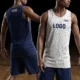 Personalized Full Button Basketball Jersey - Retro Baseball Style