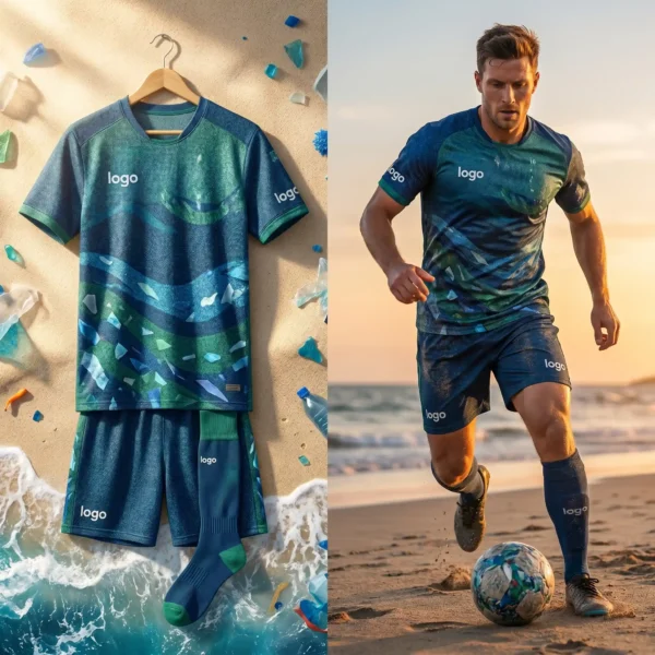 Recycled Ocean Plastic Soccer Jersey - Zero-Waste Team Kit Recycled Ocean Plastic Soccer Jersey - Zero-Waste Team Kit